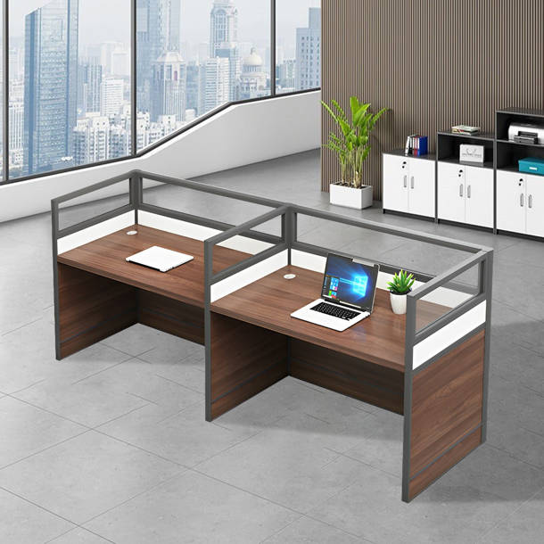 Now Rectangle 2 Person Benching Workstation with Cable Management Wayfair